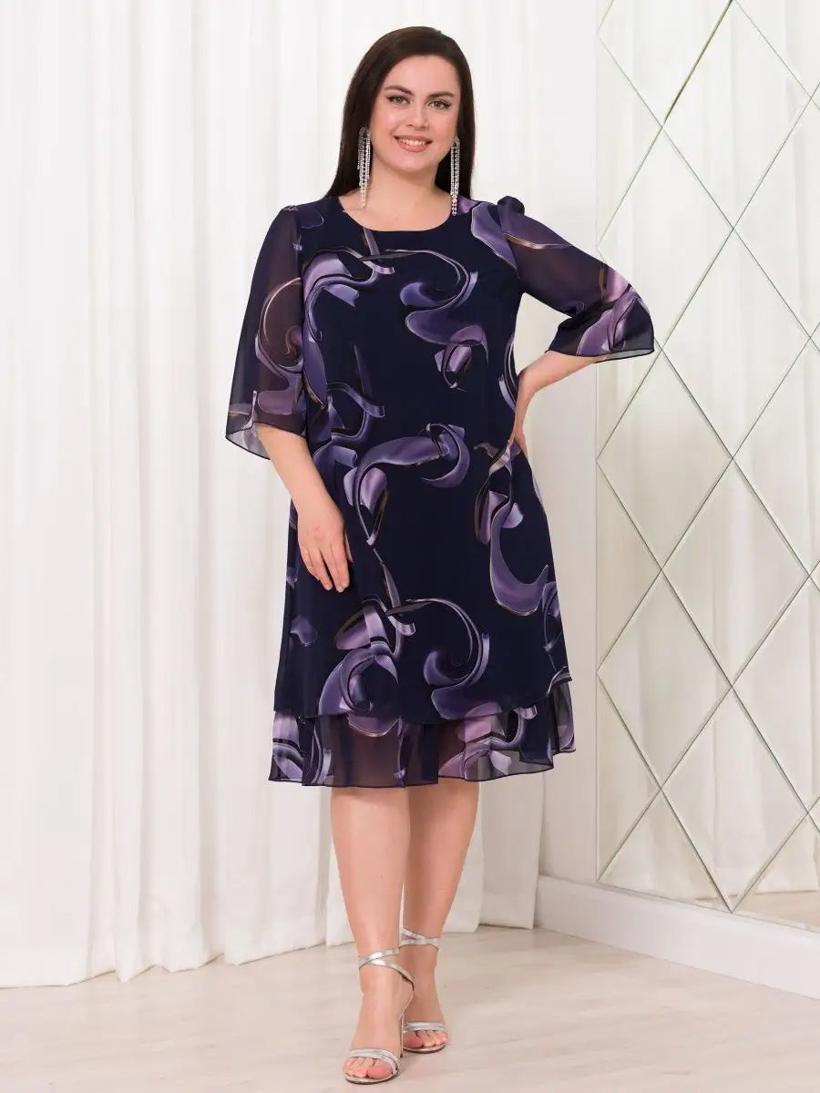 Harper™ - Plus Size Swirl Dress