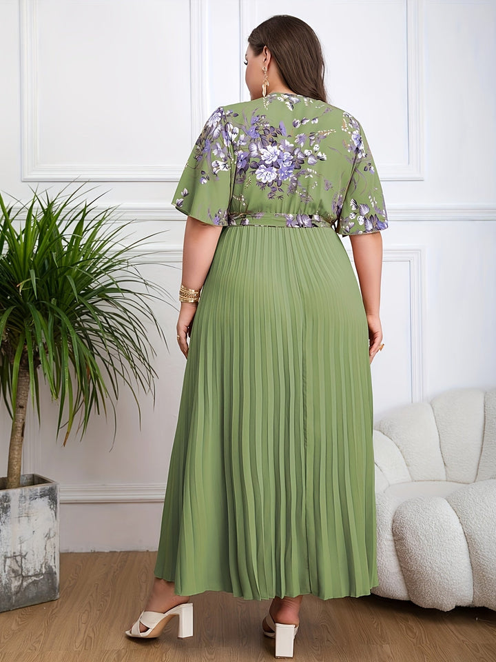 Fleur™ - Plus Size Belted Dress