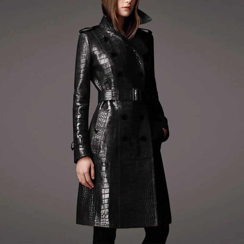 Helen™ - Premium Faux Leather Coat