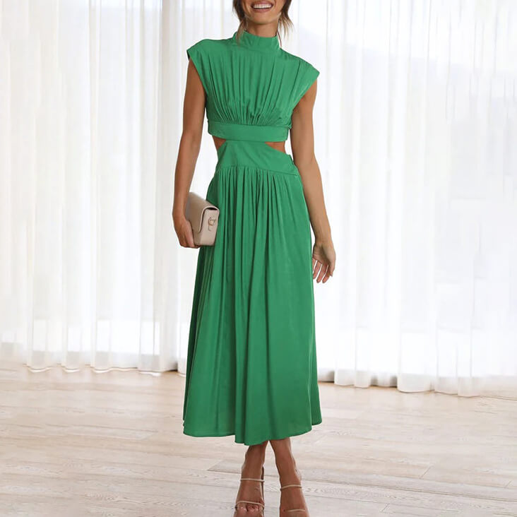 Diana™ - Elegant Pleated Dress